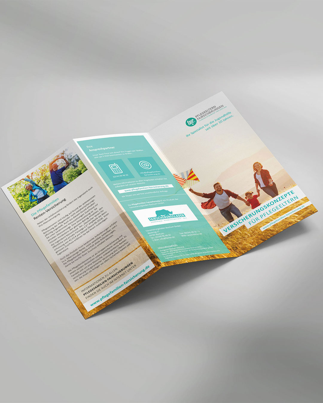 Flyer- und Broschürendesign für Unternehmen – klare Gestaltung und strukturierte Inhalte