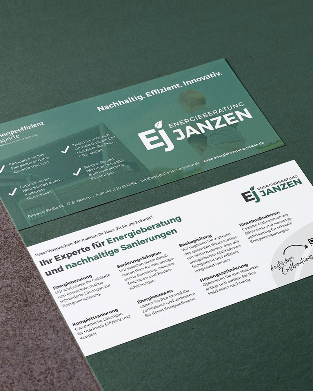 Printdesign für Unternehmen – Geschäftsausstattung mit klarer Gestaltung